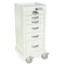 Harloff MSeries Tall Anesthesia Cart, Mini Width, Six Drawers, Electronic Keypad Lock MDS1830EKC06 - alternate 2